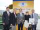 (2rd from left) Mr Kuninori Matsuda, Consul-General of Japan in Hong Kong presented a Trophy and a Panasonic Ball Fan to winning owner of non-trophy race.